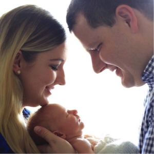 Rachael and Brenton with their son Oliver